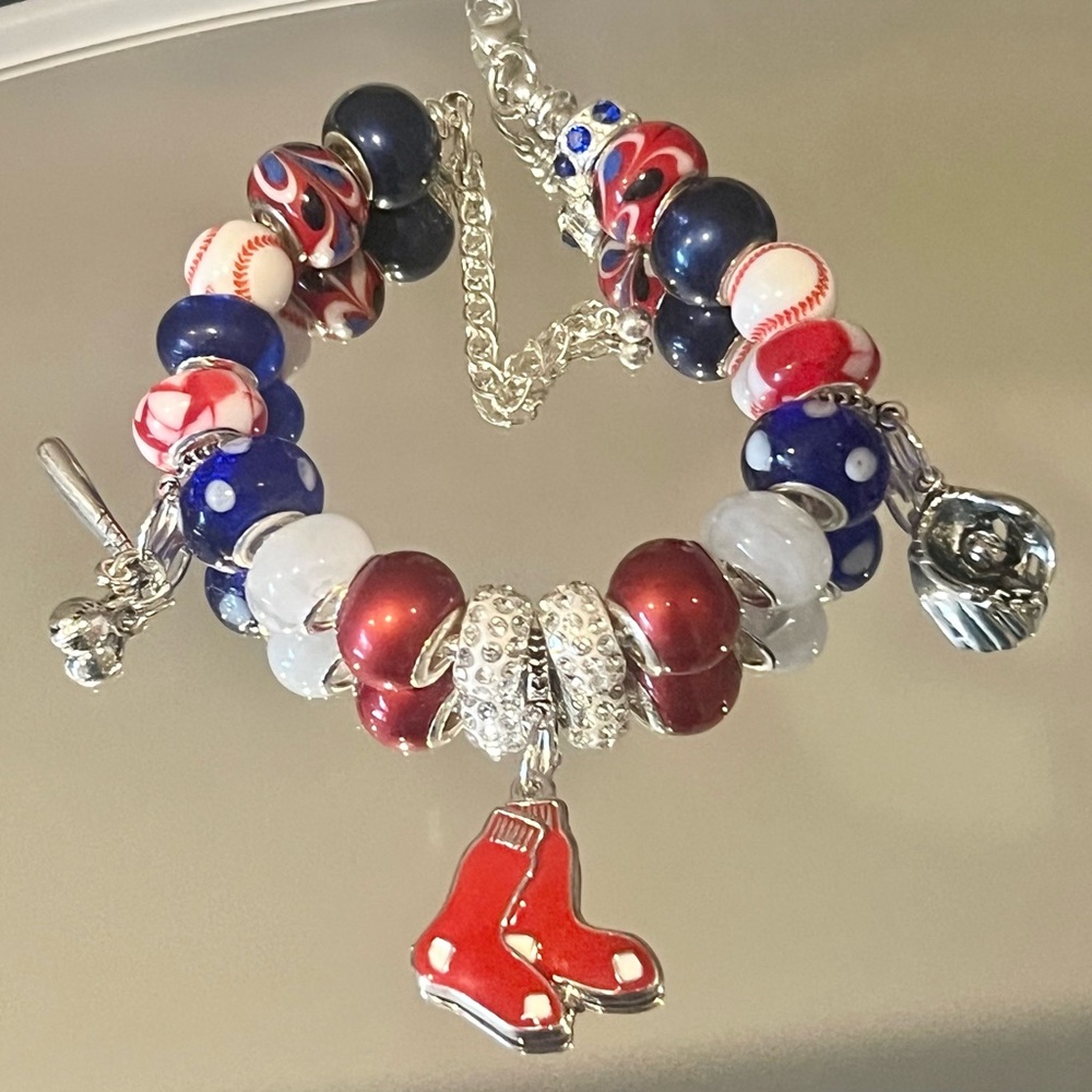 Boston Red Sox Charm Bracelet